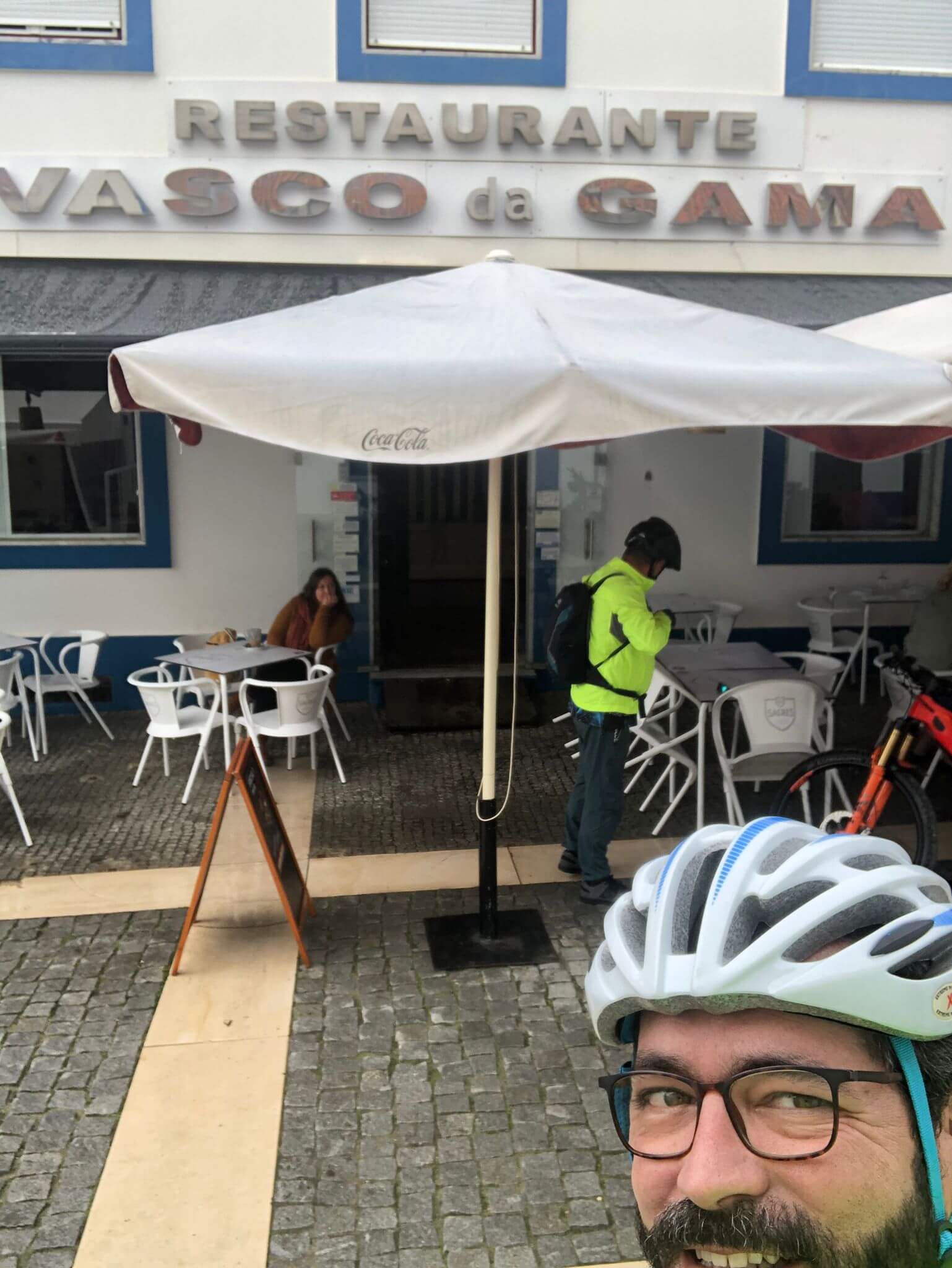 Reuniões com pedalada Rota Vicentina no Restaurante Vasco da Gama Porto Covo
