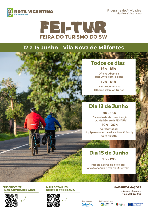 Cartaz com programa da FEITUR