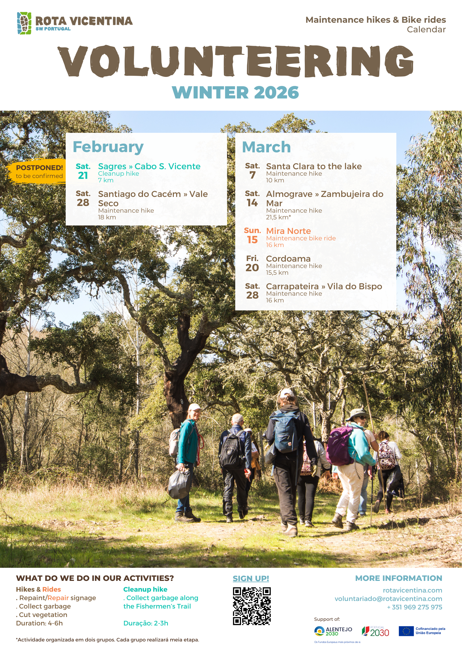 New Volunteer Calendar